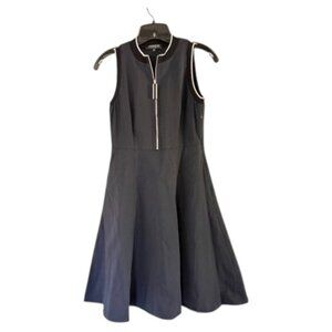 Lafayette 148 Black Half Zip Dress Size 0 - 41235